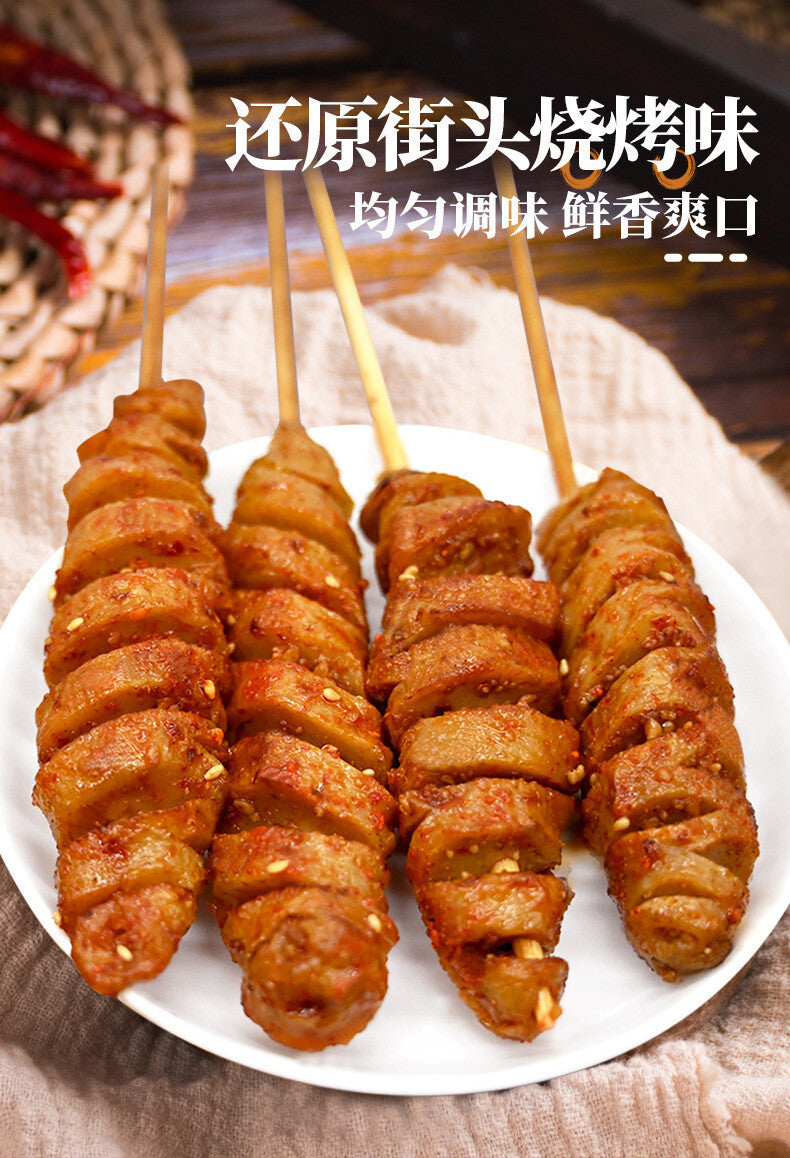 Ready-to-Eat Vegetarian Snack Childhood Treat Koushuiwa Spicy Grilled Gluten