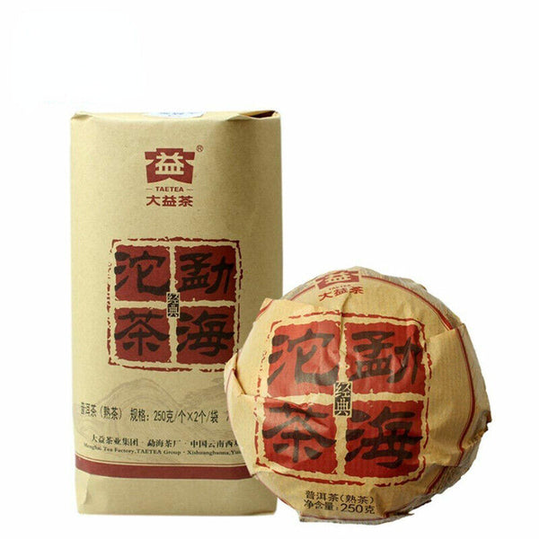 250g Batch 1501 Menghai Shu Puer Tea Ripe Pu-erh Tuocha