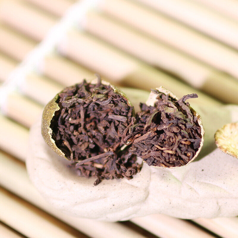 Pu'er Ripe Tea Xinhui Chenpi Xiaoqinggan Traditional Method of Production 500g