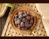 Snow plum fruit, dried candied fruit, sweet and sour plum, nine plum words