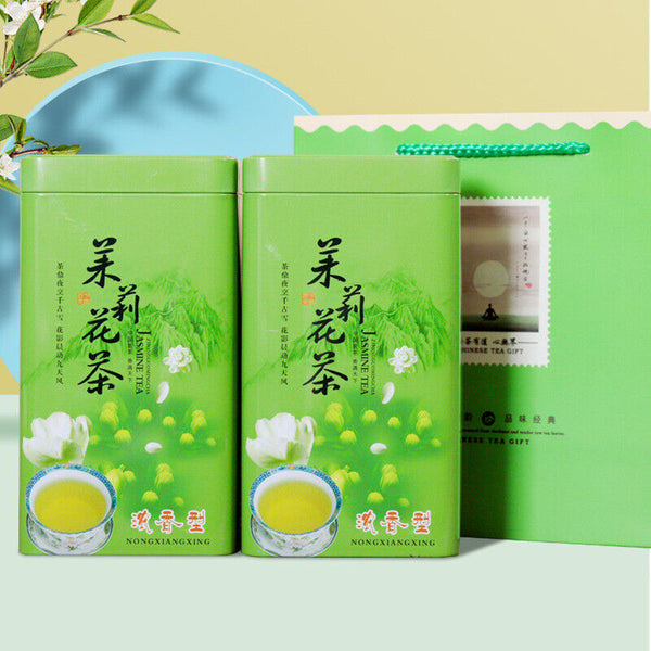 New Tea Jasmine Tea Strong Fragrant Cans Loose Green Tea Leaves Herbal Tea