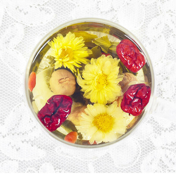 Tianfumingcha Heanlty Herbal Tea Chrysanthemum  天福茗茶八宝菊花茶 枸杞银耳桂圆红枣茶 花草茶组合茶饮200g