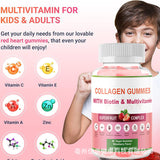 Biotin COLLAGEN Skin Beauty Vegan GUMMIES Strawberry Flavor 60 GUMMIES