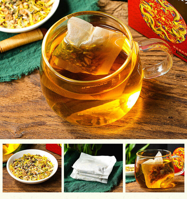 Golden gun tonic 29 flavors of tea men's solid tea Peiyuan health tea