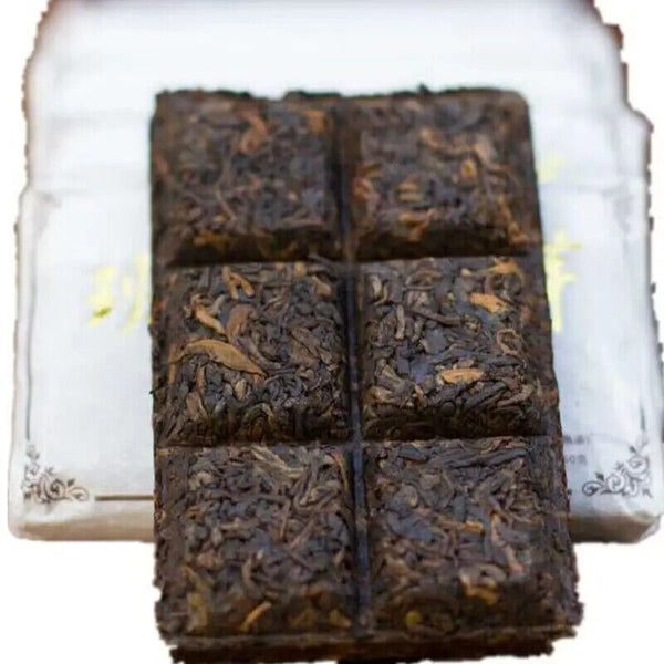 Portable Fermented Pu-erh Tea 50g Banzhang Golden Buds Old Tree Puer Tea Brick