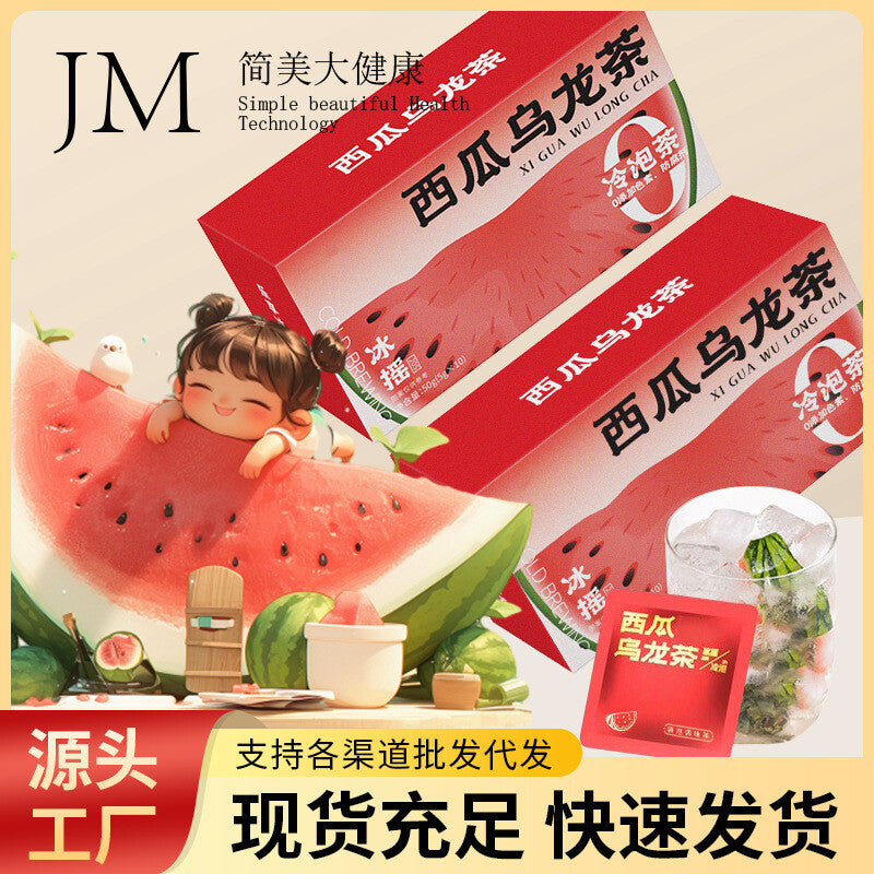 Watermelon Oolong Tea Iced Cold Brew Portable Tea Bags 50g 5g*10 Pack Main image