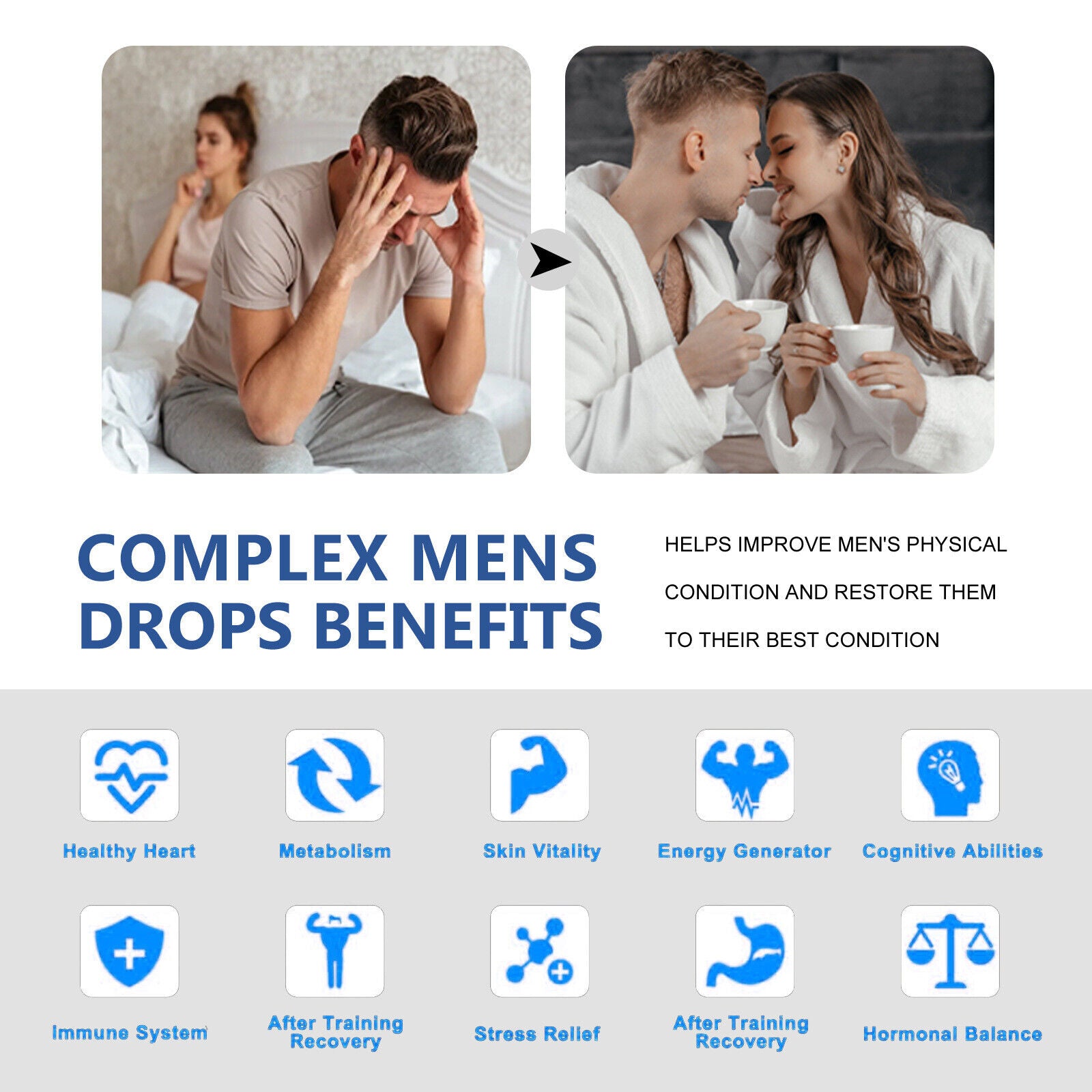 30ml Complex Men'S Drops Male Enhanced Support, Male Enhancement, Enchantment