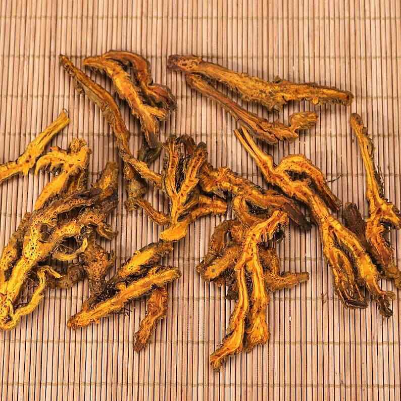 Organic Dried Coptis chinensis, Chinese Goldthread, Goldthread, Huang Lian Main image