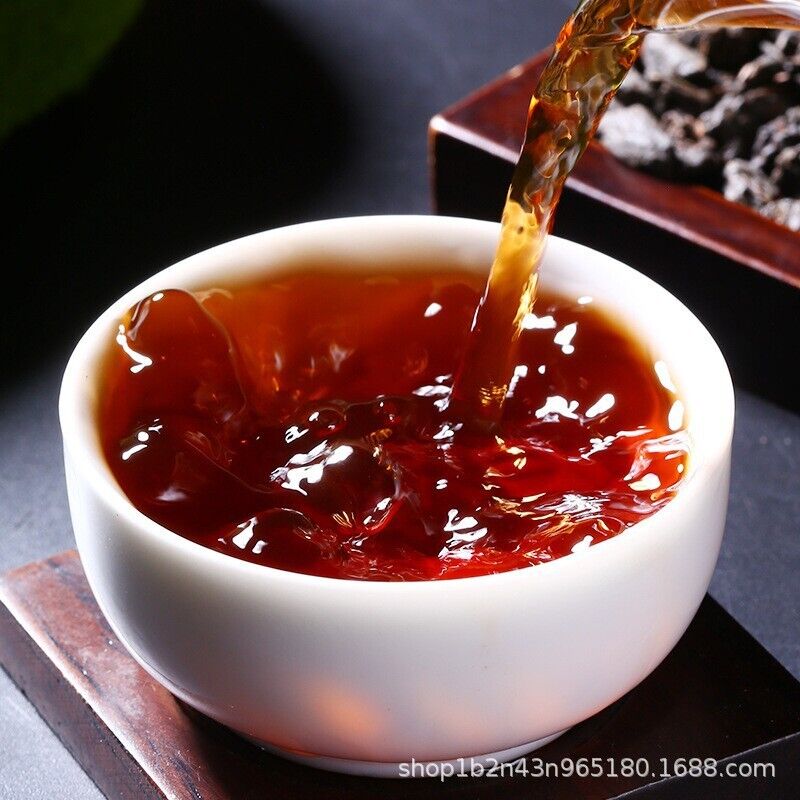 Fossil Glutinous Tea Fossil 500g Sweet and Glutinous Smooth Menghai Ripe Tea