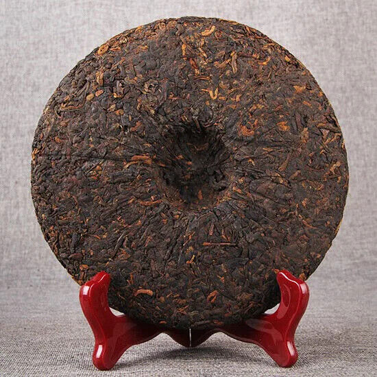 357g Yunnan Jinmai Pu Erh Tea Cake Aged Ripe Fermented Puer Tea Qi Zi Bing Cha