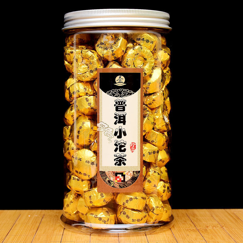 Pu'er Ripe Tea Mini Tuocha Glutinous Rice Flavor Yunnan Menghai Tangerine Peel