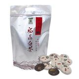 500G Fuding white tea shoumei gold coin white tea round cake 1 capsule 1 bubble