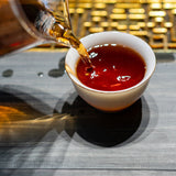 357G Old Panzhang Puerh Tea Ripe Tea Yunnan Ancient Tree Aged Ripe Puerh Tea