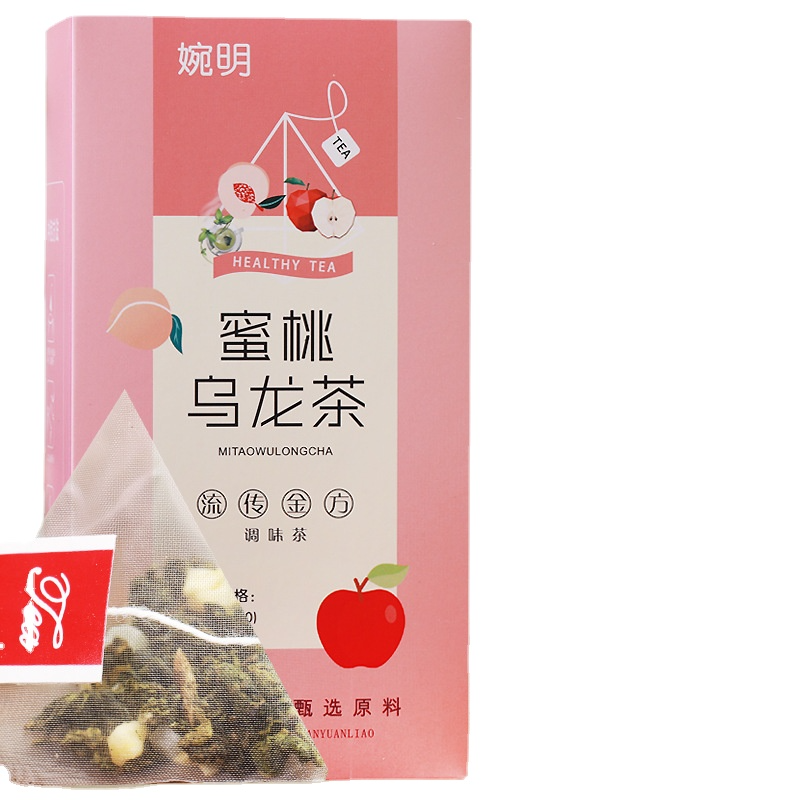 70g 3.5g*20 bags peach oolong tea white peach peach tea dried apple flavored tea Main image
