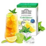 Cold Brew Lemon Mint Green Tea Cold Brew Crafted Fruit Tea Bags 20 Count