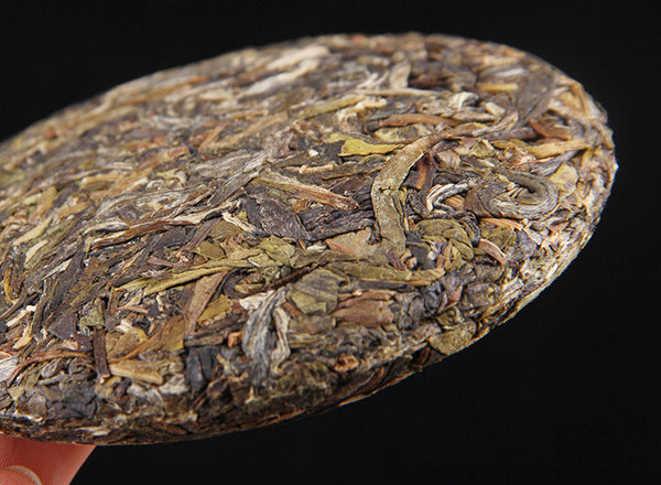 Old Ban Zhang Ancient Tree Green Tea Pu-erh Raw Tea Menghai Seven-Disc Cake