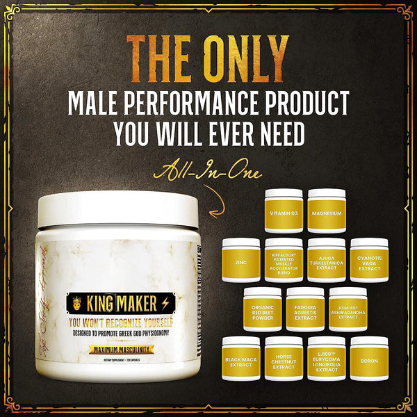 Natural Testosterone Booster - Increase Energy Improve Muscle Strength & Growth