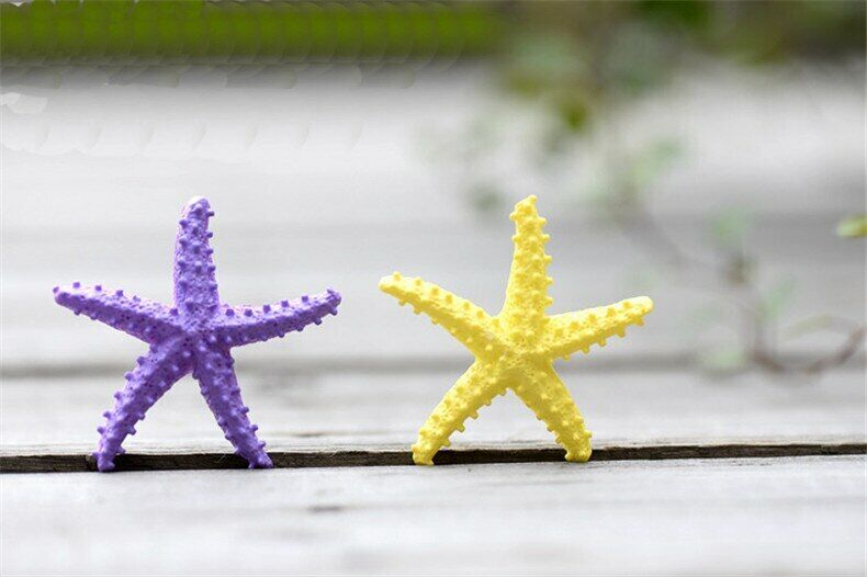 Figurine Mediterranean1pc Style Barbed Resin Starfish Crafts Artificial Figurine