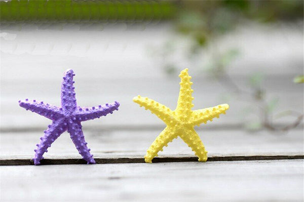 Figurine Mediterranean1pc Style Barbed Resin Starfish Crafts Artificial Figurine