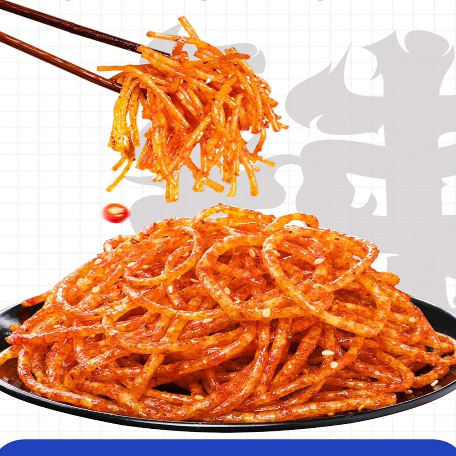 Pikanter Streifen Latiao Snack Chinesische Spezialität Veganer Pikanter Snack