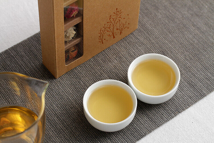 Yunnan Pu-erh Flower Tea Dragon Pearl 18 raw tea 6 flavor combination flower tea