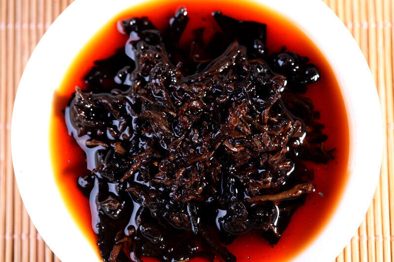 200g Yunnan Pu-erh Tea Brick Menghai Ripe Tea Ripe Pu Aged Old Tea Black Tea
