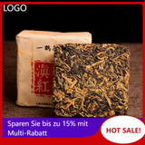 Dianhong Tee  Ancient Old Tree Yunnan Dian Hong Golden Buds Brick Black Tea 250g