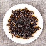 357g Pu-Erh Ripe Tea Ancient Tree Pu'er Black Tea Handamde Craft Healthy Drink