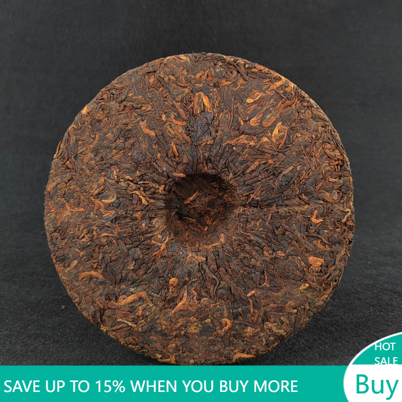 357g Organic Peacock Pu'er Ripe Tea Cake Premium Pu'er Black Tea Healthy Drink Main image
