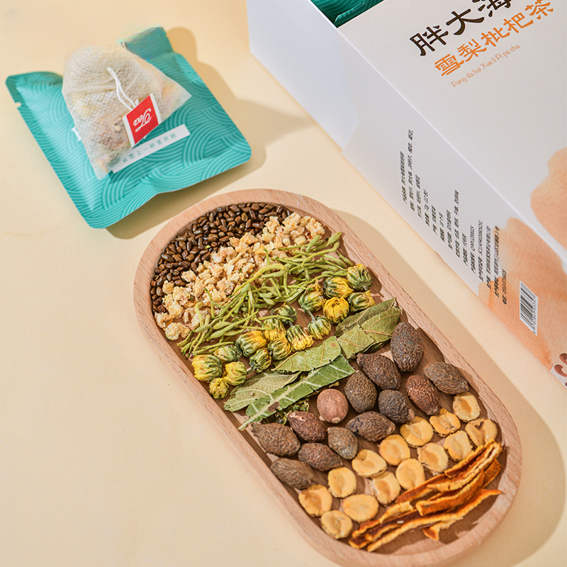 Fat Sea Snow Pear Loquat Chrysanthemum Arhat Fruit Tea Throat Tea Bag Tea