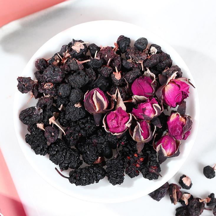 Classic Chinese Rose Goji Berry Tea Black Goji Berries, Mulberry, Rose Tea Main image