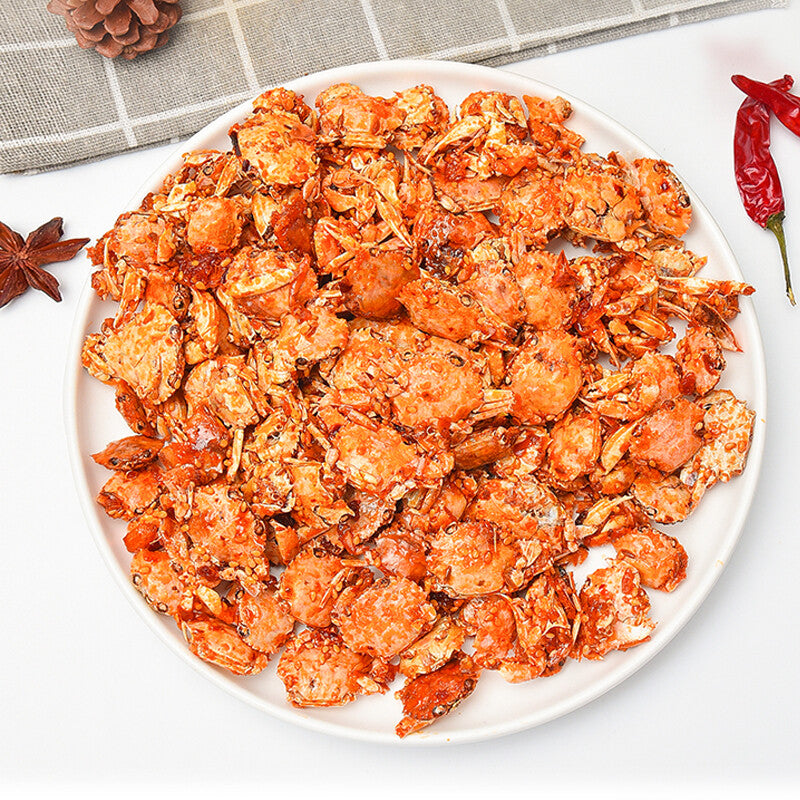 Pikante Krabbe Knuspriges Fleisch Krabbe 85g/Beutel Gekochter Snack Pikant