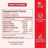 Happy Hormones Multivitamin for PCOS -D-Chiro Vitamin 120 Capsules/Bottle