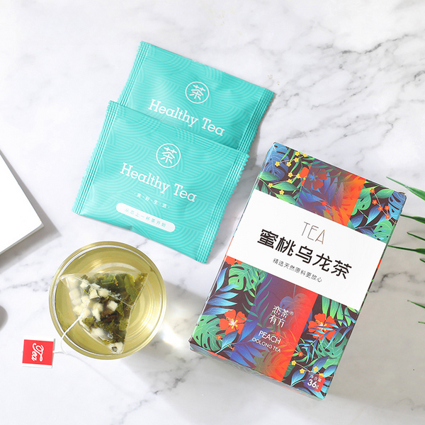 Honey Peach Flower Fruit Tea Triangle Bag Cold Soaked Tea White Peach Oolong