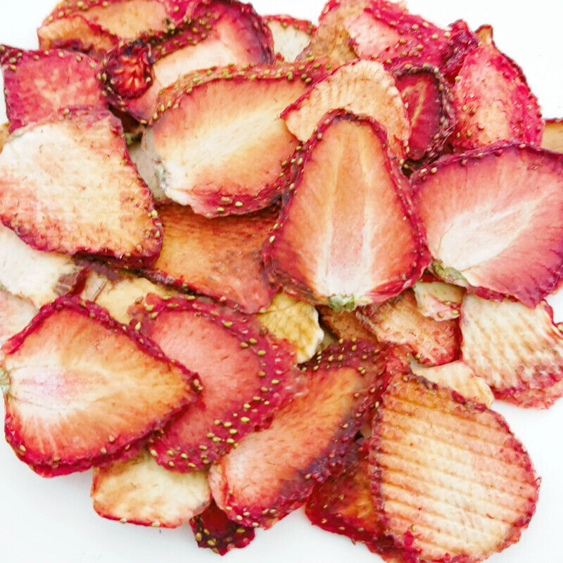 Strawberry slices Dried freeze-dried strawberries fancy fruit tea 17.6oz