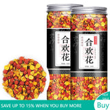 100g Dry Natural Albizia Julibrissin Flowering Buds Silk Tree Hehua Herbal Tea