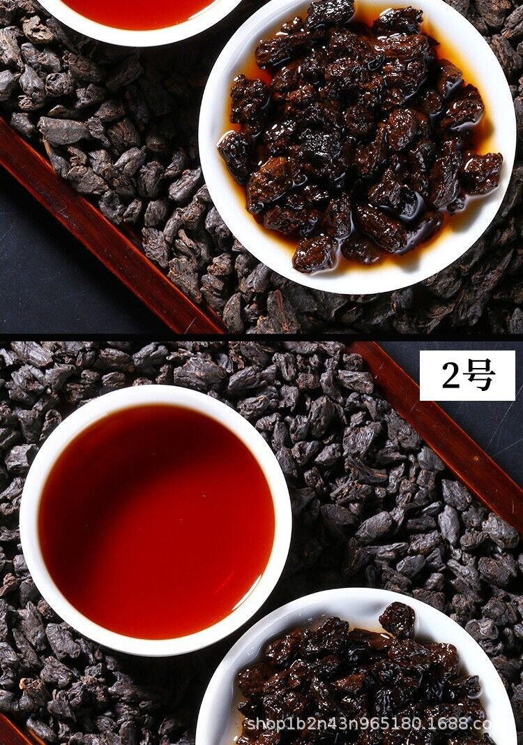 Fossil Glutinous Tea Fossil 500g Sweet and Glutinous Smooth Menghai Ripe Tea