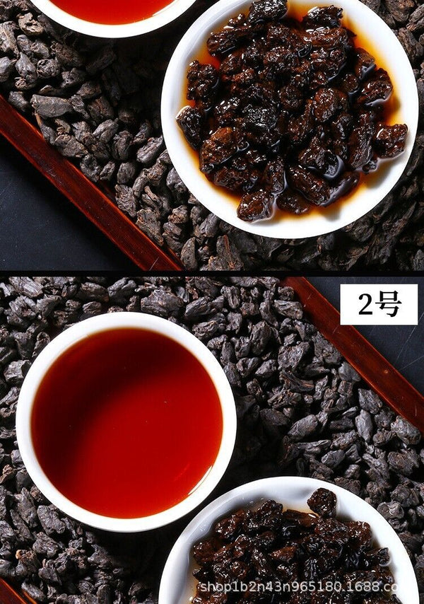 Fossil Glutinous Tea Fossil 500g Sweet and Glutinous Smooth Menghai Ripe Tea