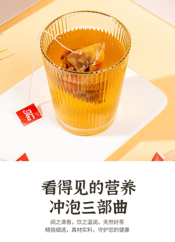 Sanfu Ginger Red Date Herbal Tea Bags Natural Summer Drink Wellness Blend