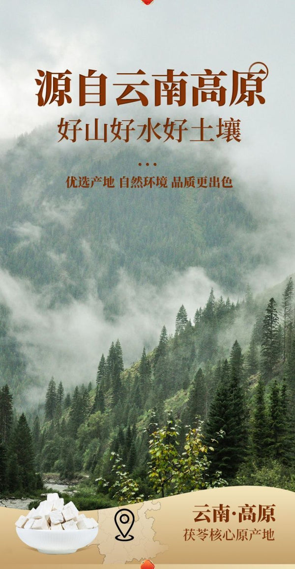 Yunnan White Poria Mushroom – Sulfur-Free Dried Herb