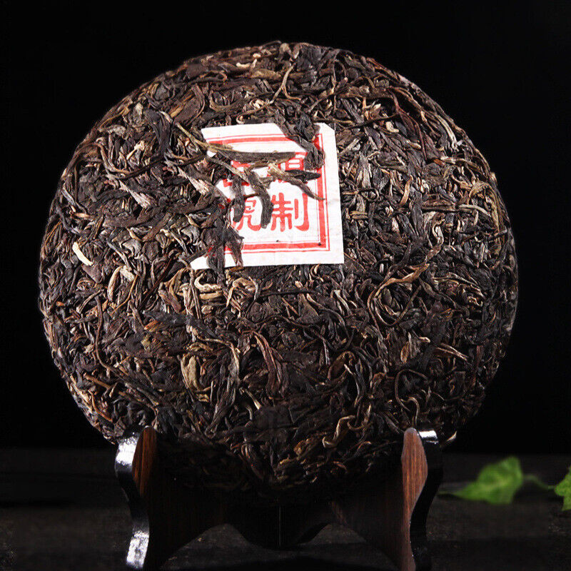 Qizi Cake Raw Tea Pu'er Tea Hot stamping Old Ban Zhang Pu'er Raw Tea Cake 357g