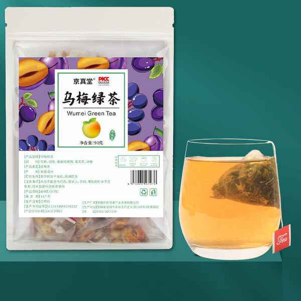 Plum Green Tea with Rose and Jasmine 20 Bags Floral Tea for Women