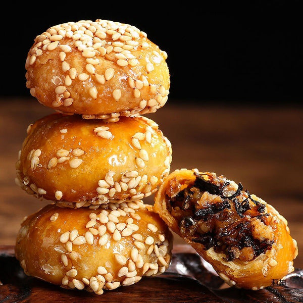 Popular Chinese Biscuit Yiwu Brown Sugar Golden Shaobing Small Pack Snack