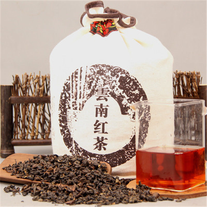 1000g Dianhong Tea Kunming Crested Early Spring Honey Rhyme Gold Fresh Black Tea