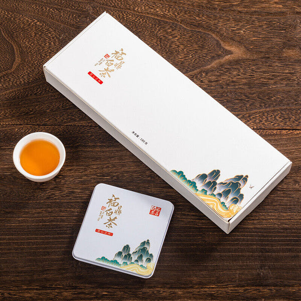 Fuding Old White Tea Shou-mee Kleine Quadratische Geschenkbox Kleine Tee Kuchen
