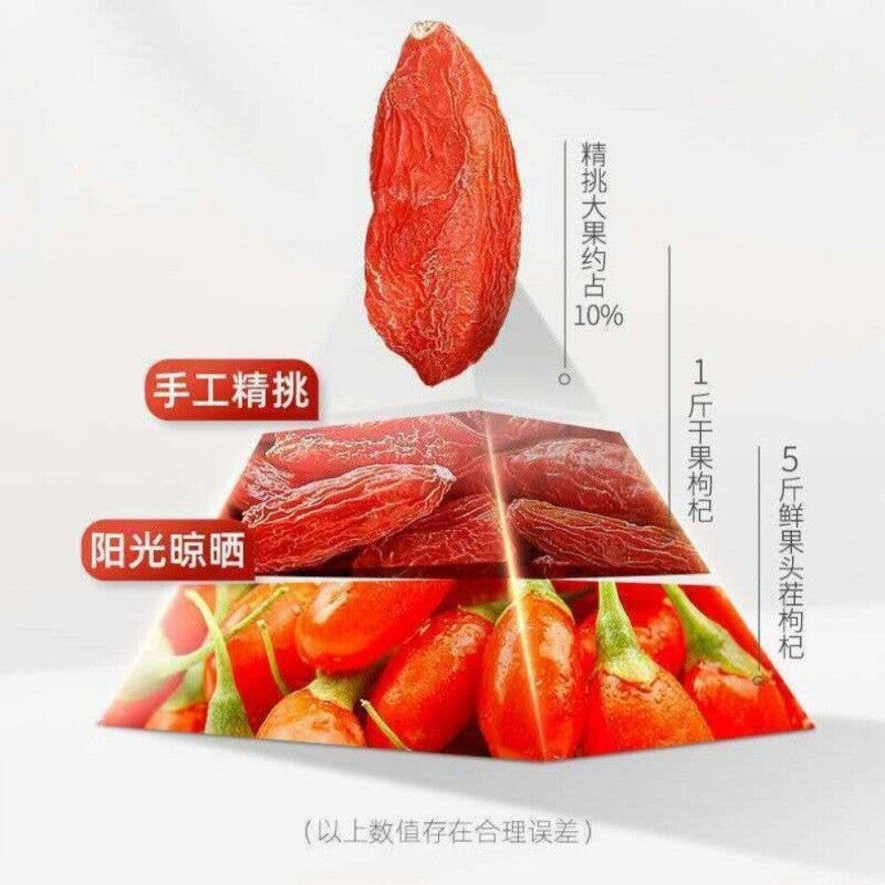 Large-Size Ningxia Red Goji Berries in Tin CanLate-Night Snacking