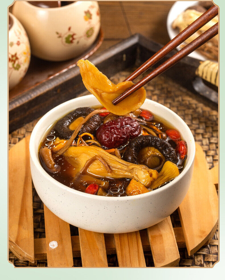 Dried Mushrooms Soup Base Nutritious Food Colorful Mushroom Soup Mix