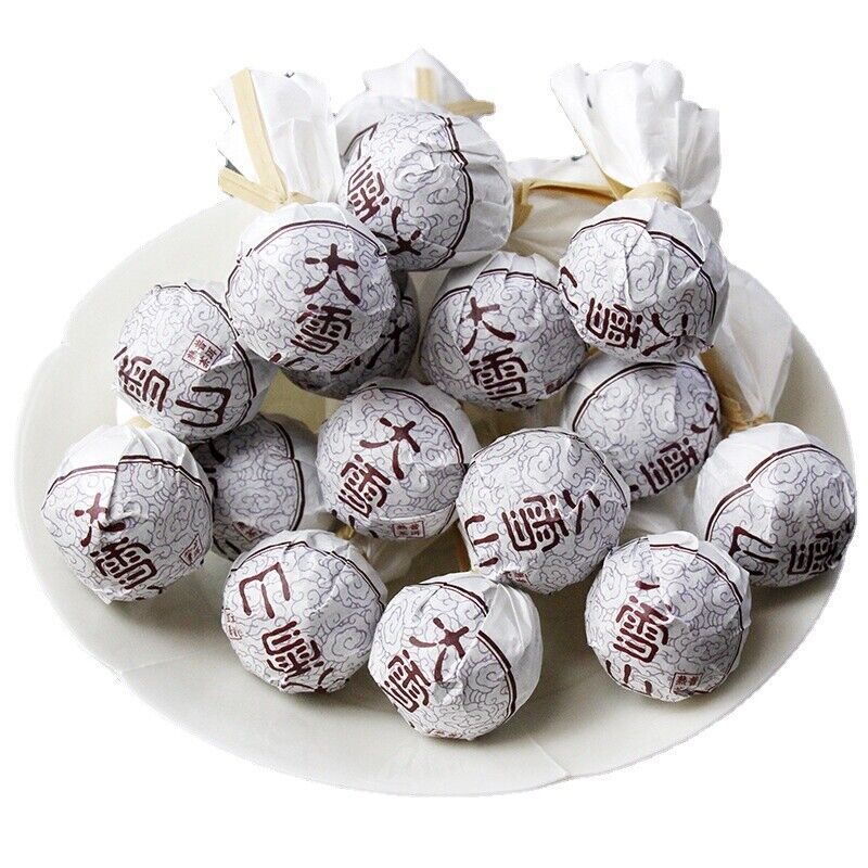 500g Yunnan Lincang Daxueshan Pu'er tea ripe tea ancient dragon pearl tea ripe Secondary image