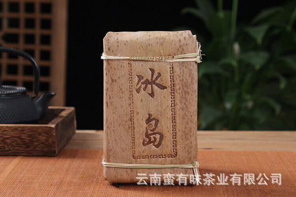 Yunnan Pu'er Tea Icelandic Golden Leaf Raw Brick Raw Tea Pu'er Brick Tea 250g