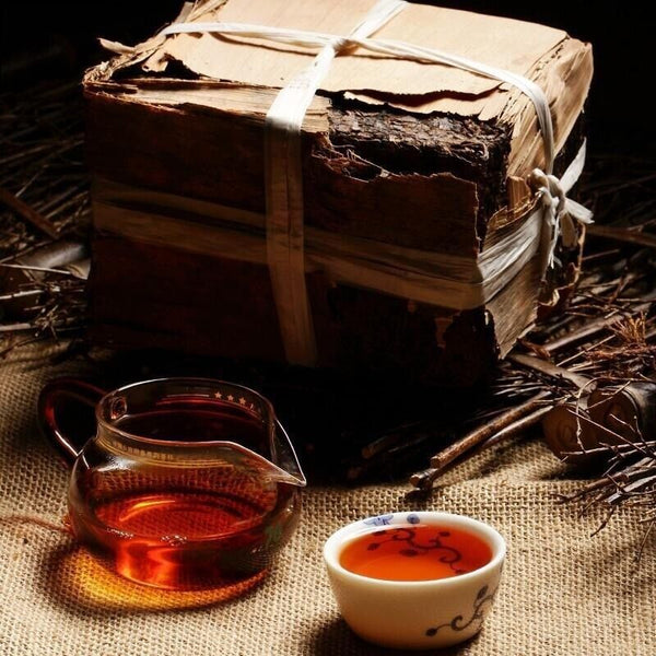 Raw Puer Tea Oldest Puer Tea Ansestor Antique Honey Sweet Dull-red Puer Tea 250g